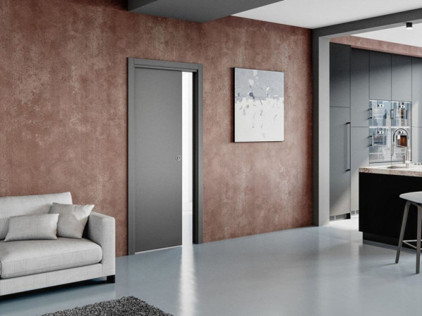 Schiebetür in die Wand Komplettset (1)