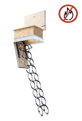 JAP Kombo PASSIVHAUS Dachbodentreppe,Scherentreppe,Bodentreppe Deckenhöhe 2750-3040mm Deckenöffnung 1100x700 mm