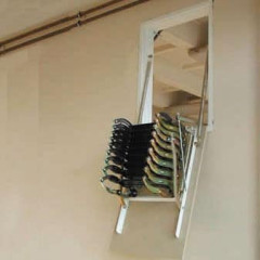 JAP VERTIKALE Dachbodentreppe,Scherentreppe,Bodentreppe Deckenöffnung 1200x700 mm Deckenhöhe 2200-2390mm