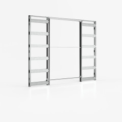 Schiebetür in der Wand Ermetika EvoKit TB 860 + 860 mm