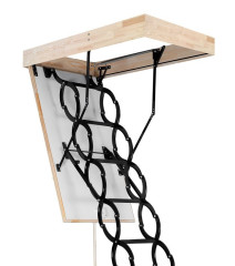 Dachbodentreppe Oman gedämmt, Scherentreppe, Bodentreppe