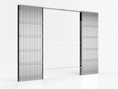 Schiebetür in der Wand Ermetika Evolution TB 610+610 mm Einbauelement für Schiebetüren