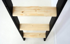 Raumspartreppe Black mit Räder (7)