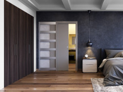 Komplettset Schiebetür in der Wand CPL