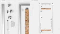VERSTECKTE ZARGE + Zargenlose Tür aus CPL-Laminat (2)