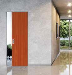 Schiebetür in die Wand e-Birne Laminat