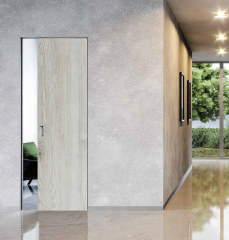 Schiebetür in die Wand -Schwedische Kiefer Laminat